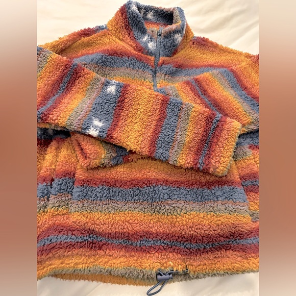 Hippie Rose sherpa zip up sweater - Picture 4 of 8